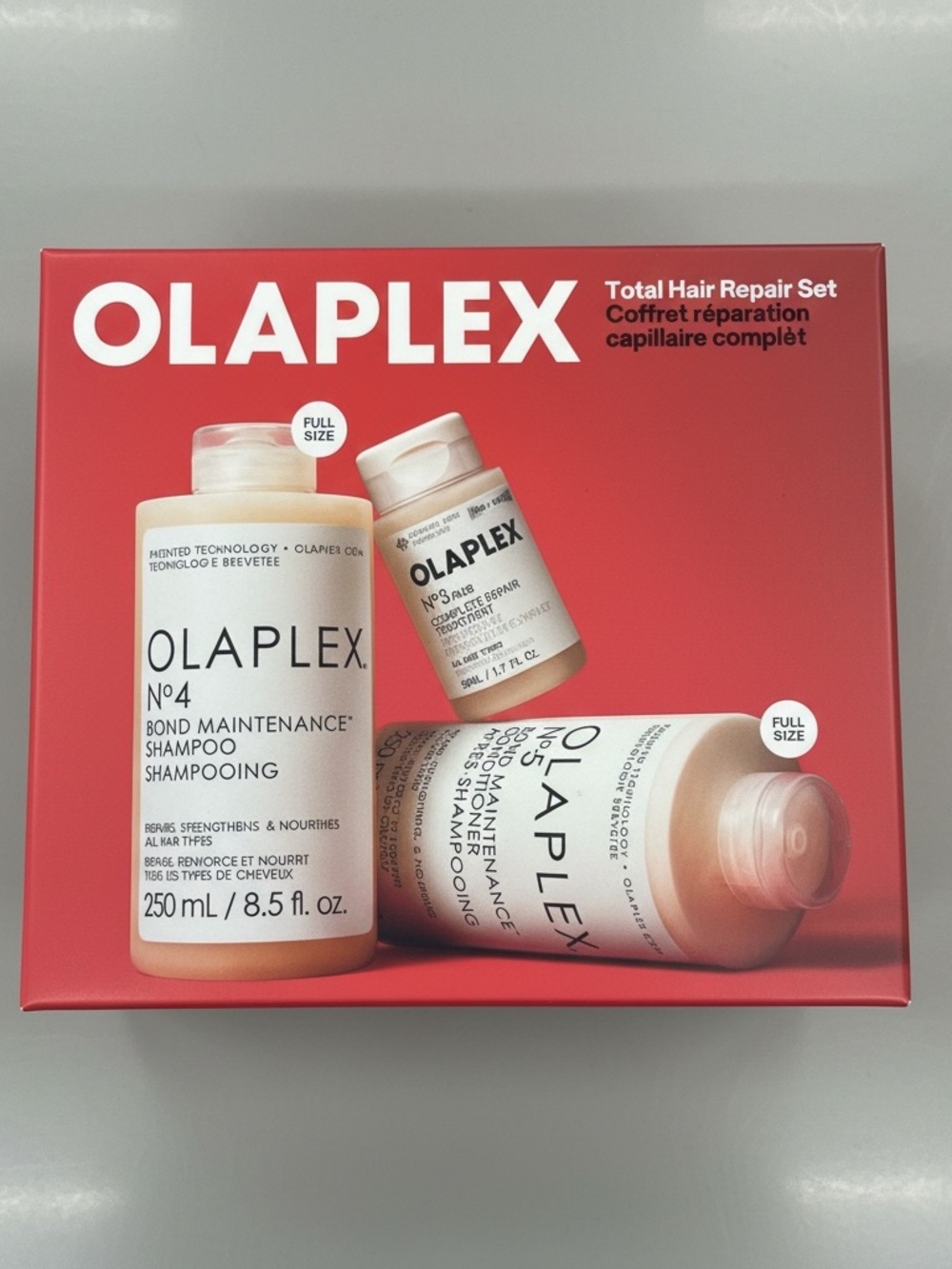 Olaplex Bond Maintenance No4 Shampoo + No5 Conditioner Set 2x8.5 oz + No3 1.7 oz